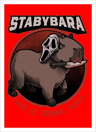 Slasher Capybara Horror Movie 