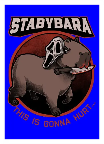 Slasher Capybara Horror Movie 