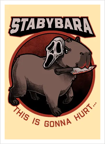 Slasher Capybara Horror Movie 