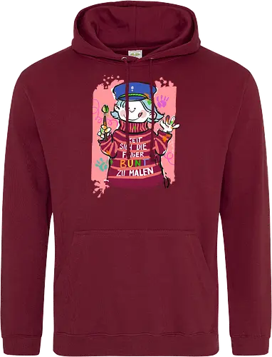 Zeit sich die Finger bunt zu malen