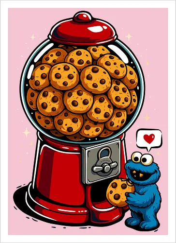 Gumball Cookies