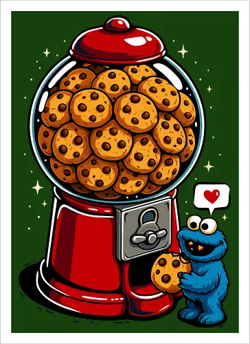 Gumball Cookies