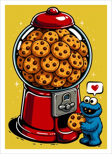Gumball Cookies