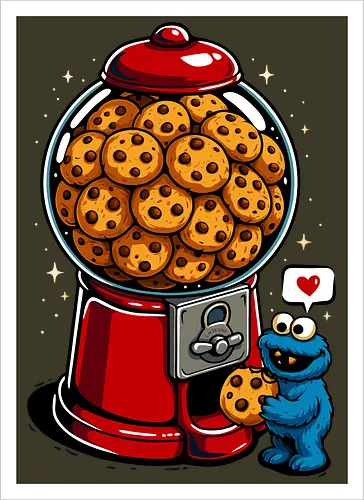 Gumball Cookies