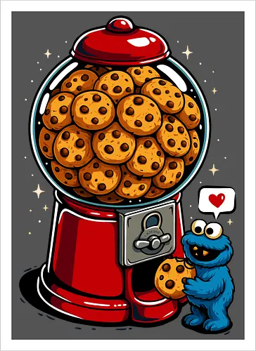 Gumball Cookies