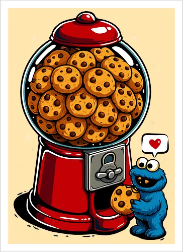 Gumball Cookies