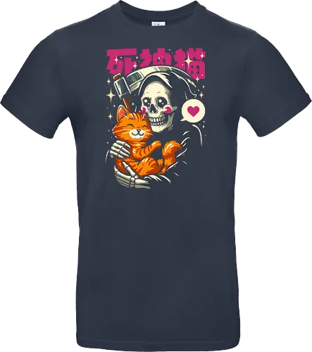 Grim Reaper Loves Cute Cat