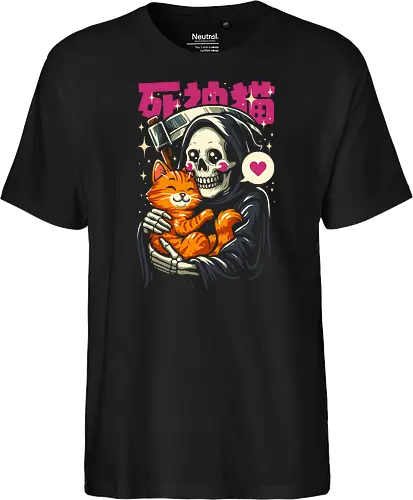 Grim Reaper Loves Cute Cat