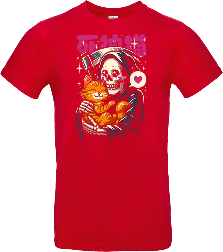 Grim Reaper Loves Cute Cat