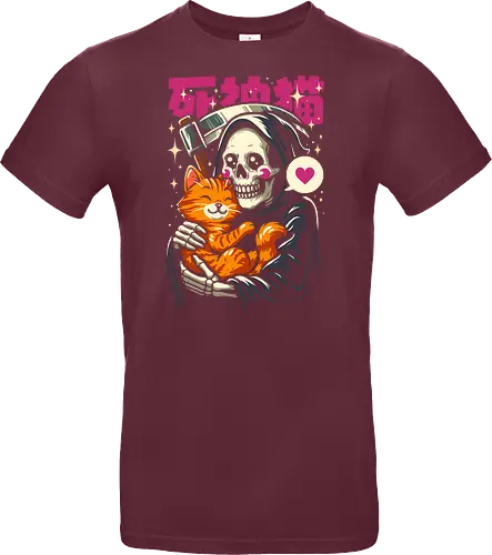 Grim Reaper Loves Cute Cat