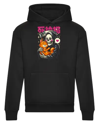 Grim Reaper Loves Cute Cat