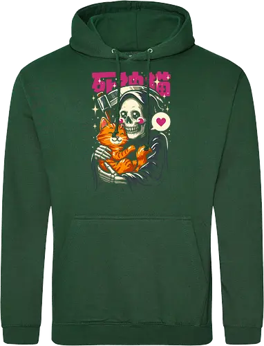 Grim Reaper Loves Cute Cat