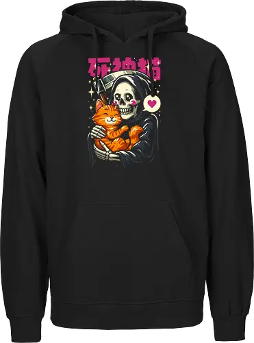 Grim Reaper Loves Cute Cat