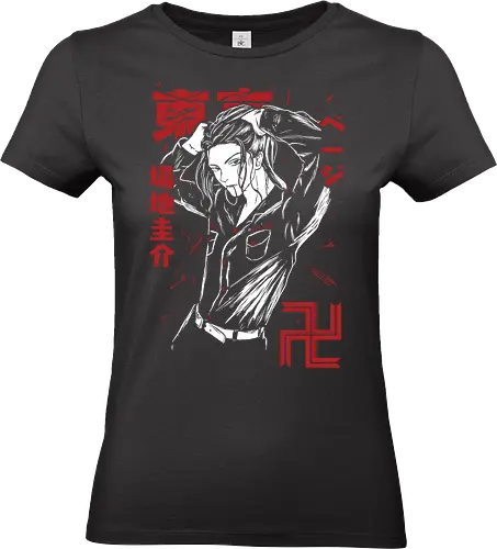Keisuke Baji - Revenger - Kawaii, Anime, Manga, Tokyo, Angry, Japanese Art, Aesthetic, Manga Style, Revengers, Zylixzen, Aggressive, Gamer, Otaku, Gift, Cool - Standard T-Shirt (Women)