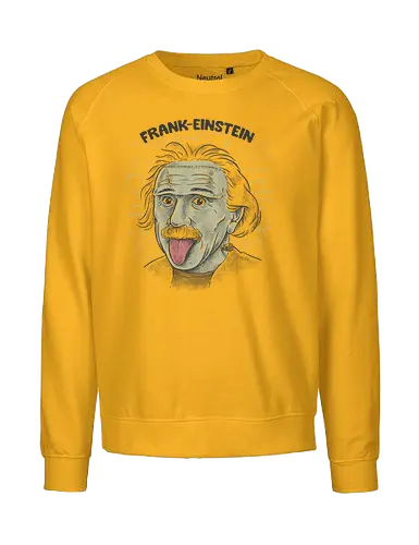 Frank-Einstein - halloween, einstein, albert einstein, science, physics, nerd, trick or treat - Fairtrade Sweatshirt