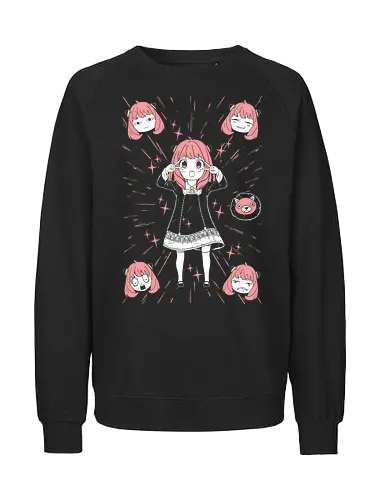 Anya Forger - Spy x Family - Kawaii, Anime, Manga, Tokyo, Angry, Japanese Art, Aesthetic, Manga Style, Revengers, Zylixzen, Aggressive, Gamer, Otaku, Gift, Cool - Fairtrade Sweatshirt