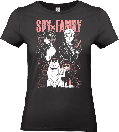 Forger Family - Spy x Family - Kawaii, Anime, Manga, Tokyo, Angry, Japanese Art, Aesthetic, Manga Style, Revengers, Zylixzen, Aggressive, Gamer, Otaku, Gift, Cool - Standard T-Shirt (Women)