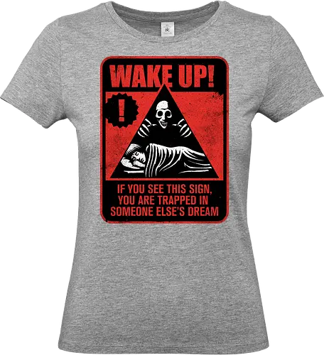Horror Signs Dream Creatures - scary, cool, shadow creature, shadow figure, smile, awesome, horror, horror stories, creepy, horror movies, books, spooky season, Halloween, creepypastas, demon, spirit, shadow person, dead, ghost, dream, dreaming, dreamwalker, dream land, dark, Darkness - Standard T-Shirt (Women)
