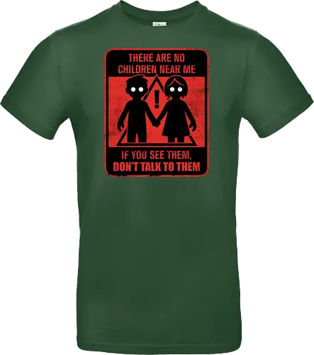 Horror Signs Shadow Children - scary, cool, awesome, horror, horror stories, creepy, horror movies, books, spooky season, Halloween, creepypastas, shadow creature, shadow figure, smile, demon, spirit, shadow person, dead, ghost, children, sign - Standard T-Shirt