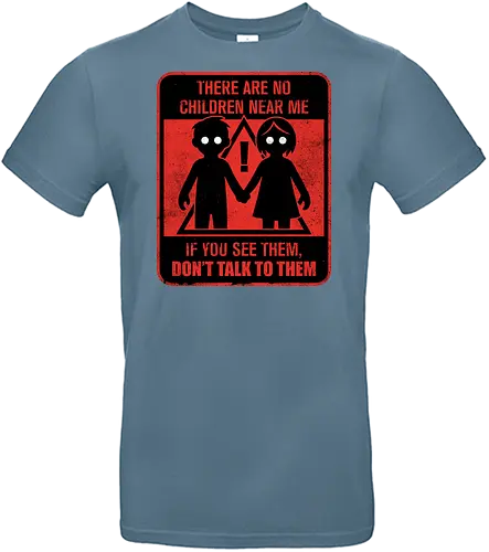 Horror Signs Shadow Children - scary, cool, awesome, horror, horror stories, creepy, horror movies, books, spooky season, Halloween, creepypastas, shadow creature, shadow figure, smile, demon, spirit, shadow person, dead, ghost, children, sign - Standard T-Shirt
