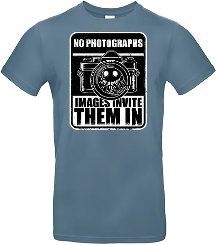 Horror Signs Shadow Photography - scary, cool, awesome, horror, sign, horror stories, creepy, horror movies, books, spooky season, Halloween, creepypastas, shadow creature, shadow figure, smile, demon, spirit, shadow person, dead, ghost, photo, photography - Standard T-Shirt