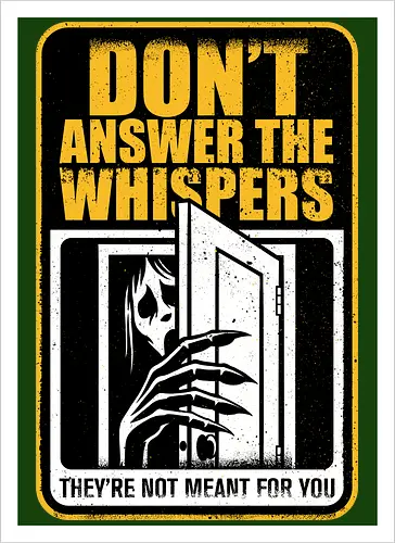 Horror Signs Whisper Darkness