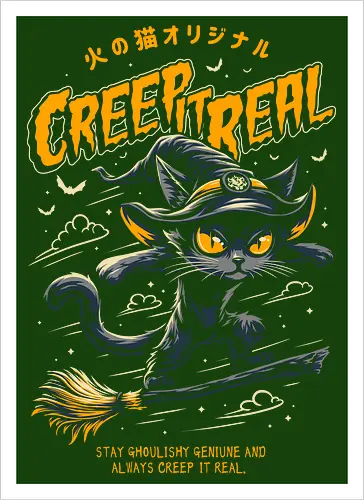 Creep it Real - Witch Cat