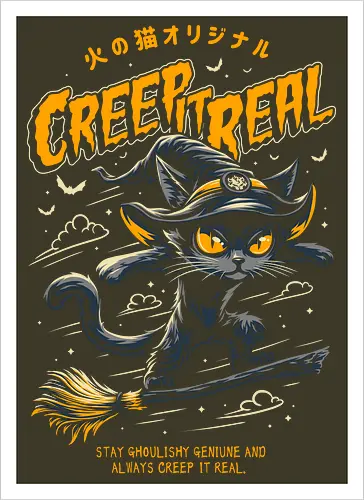Creep it Real - Witch Cat