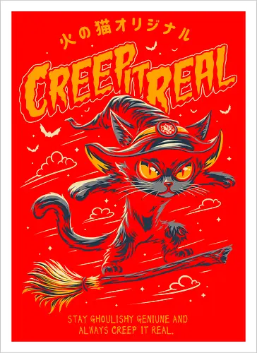 Creep it Real - Witch Cat