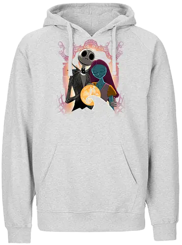 Pumpkin Patch Lovers - Jack, Sally, Nightmare, Jack Skellington - Fairtrade Hoodie