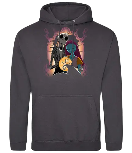Pumpkin Patch Lovers - Jack, Sally, Nightmare, Jack Skellington - Standard Hoodie