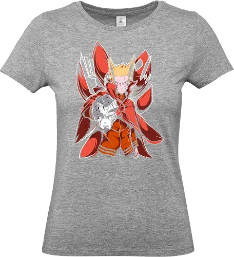 Baryon Mode - Shinobi, Baryon Mode, Naruto Shippuden, Boruto, anime, manga, art print, t-shirt design, fan art, Kurama, Nine-Tails, Sage of Six Paths, Otsutsuki, geek art, final form, dramatic, cool, anime fan gift - Standard T-Shirt (Women)