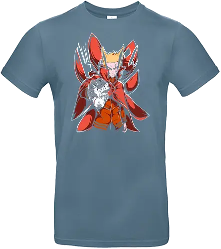Baryon Mode - Shinobi, Baryon Mode, Naruto Shippuden, Boruto, anime, manga, art print, t-shirt design, fan art, Kurama, Nine-Tails, Sage of Six Paths, Otsutsuki, geek art, final form, dramatic, cool, anime fan gift - Standard T-Shirt