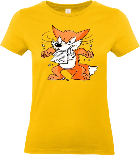 Rage Fox - Fuchs, Rage, To-Do-Liste, Wut - Standard T-Shirt (Women)