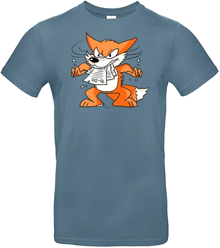 Rage Fox - Fuchs, Rage, To-Do-Liste, Wut - Standard T-Shirt
