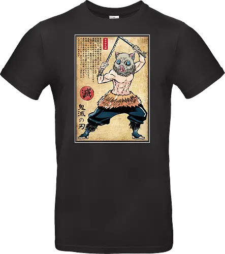Beast breathing woodblock