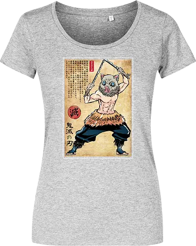 Beast breathing woodblock