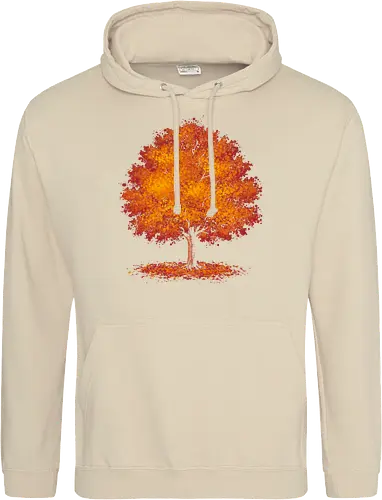 Impressionist autumn - nature, tree, leaves, forest, orange, seasons, autumn, halloween - Standard Hoodie