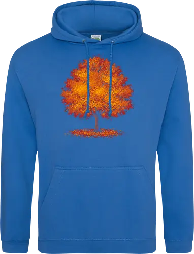 Impressionist autumn - nature, tree, leaves, forest, orange, seasons, autumn, halloween - Standard Hoodie