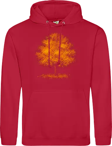 Impressionist autumn - nature, tree, leaves, forest, orange, seasons, autumn, halloween - Standard Hoodie