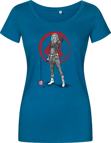 Invisible woman sumi e