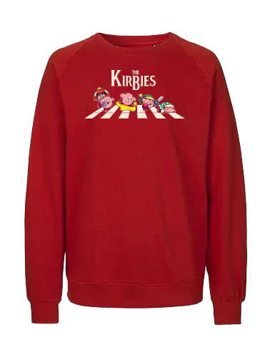 The Kirbies - Pink, games, old games, abbey road, parody, Puyo, beatles, sword - Fairtrade Sweatshirt