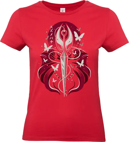 Dark Hornet Sunset - silksong, shade, parody, dark, dark art, lm2kone, gaming, japan, japanese, the knight, indie game, geek, warrior, hollow, hornet, bug, bugs, video games - Standard T-Shirt (Women)