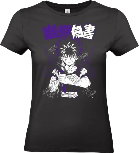 Hiei - Yu Yu Hakusho - Kawaii, Anime, Manga, Tokyo, Angry, Japanese Art, Aesthetic, Manga Style, Zylixzen, Aggressive, Gamer, Otaku, Gift, Cool - Standard T-Shirt (Women)