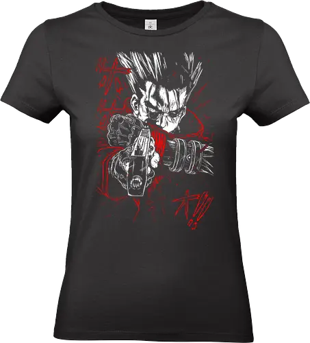 Vash The Stampede - Trigun the Lost Plant - Kawaii, Anime, Manga, Tokyo, Angry, Japanese Art, Aesthetic, Manga Style, Zylixzen, Aggressive, Gamer, Otaku, Gift, Cool - Standard T-Shirt (Women)