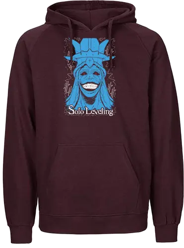 Smiley Statut - Solo Leveling  - Kawaii, Anime, Manga, Tokyo, Angry, Japanese Art, Aesthetic, Manga Style, Zylixzen, Aggressive, Gamer, Otaku, Gift, Cool - Fairtrade Hoodie