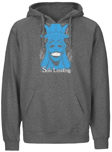 Smiley Statut - Solo Leveling  - Kawaii, Anime, Manga, Tokyo, Angry, Japanese Art, Aesthetic, Manga Style, Zylixzen, Aggressive, Gamer, Otaku, Gift, Cool - Fairtrade Hoodie