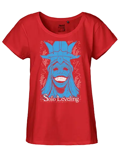 Smiley Statut - Solo Leveling  - Kawaii, Anime, Manga, Tokyo, Angry, Japanese Art, Aesthetic, Manga Style, Zylixzen, Aggressive, Gamer, Otaku, Gift, Cool - Fairtrade Girl Shirt