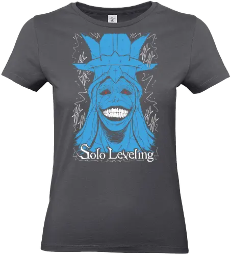 Smiley Statut - Solo Leveling  - Kawaii, Anime, Manga, Tokyo, Angry, Japanese Art, Aesthetic, Manga Style, Zylixzen, Aggressive, Gamer, Otaku, Gift, Cool - Standard T-Shirt (Women)