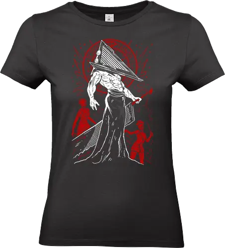 Pyramid Head - Red Pyramid Thing - Kawaii, Anime, Manga, Tokyo, Angry, Japanese Art, Aesthetic, Manga Style, Zylixzen, Aggressive, Gamer, Otaku, Gift, Cool, Horror - Standard T-Shirt (Women)